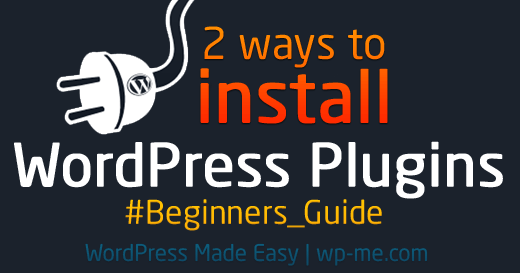 2 ways to install WordPress Plugins