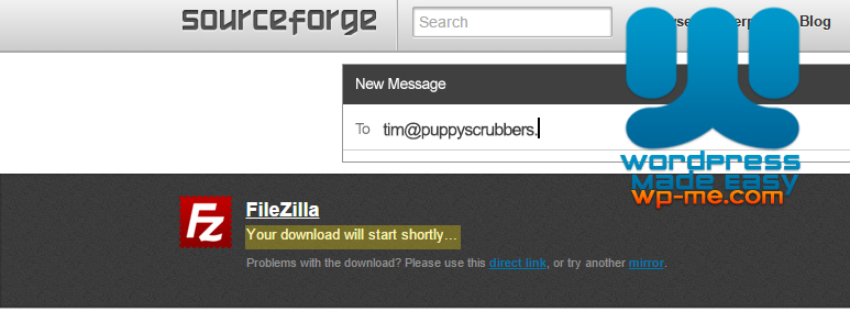 Download FileZilla from SourceForge