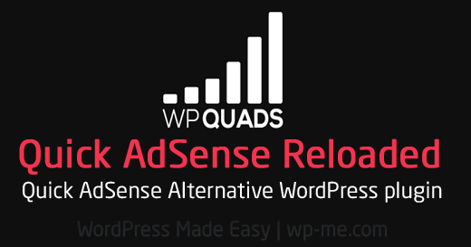 WPQUADS: Quick AdSense Reloaded