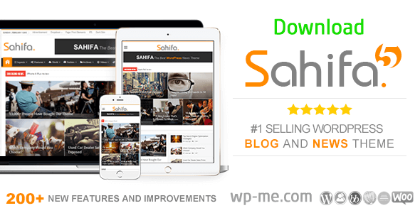 Download Sahifa Responsive WordPress theme