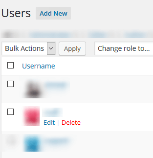 Delete old Admin account - Change WordPress Admin Username from Admin Area