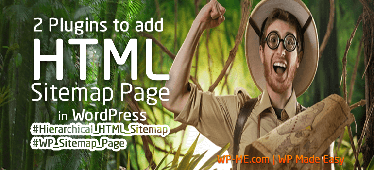 How to add an HTML Sitemap Page in WordPress using Hierarchical HTML Sitemap and WP Sitemap Page WordPress Plugins