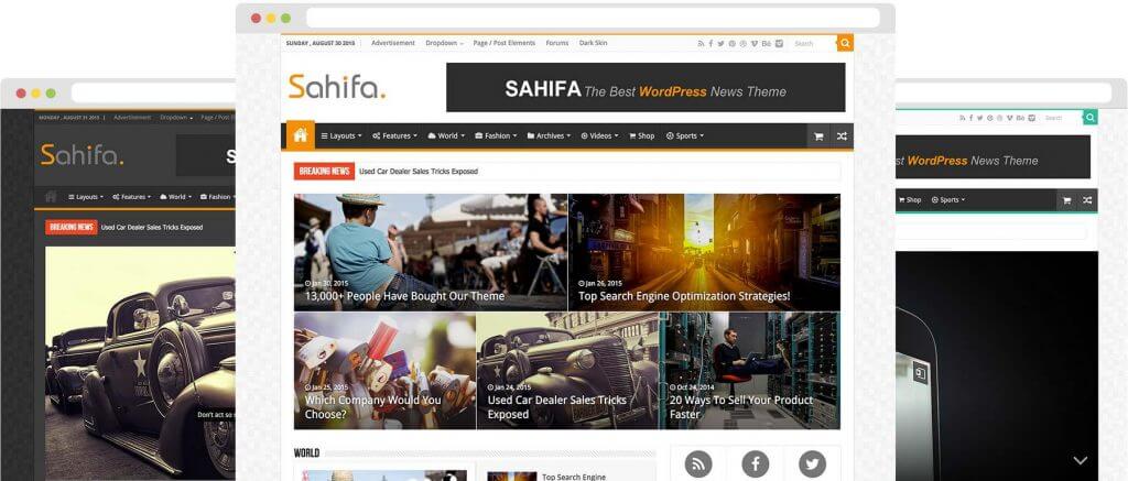 Sahifa - Responsive WordPress News, Magazine, Newspaper Theme