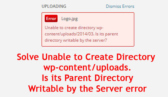 Unable to Create Directory wp-content_uploads. Is its Parent Directory Writable by the Server