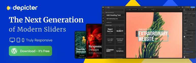 Depicter Free WordPress Slider Plugin