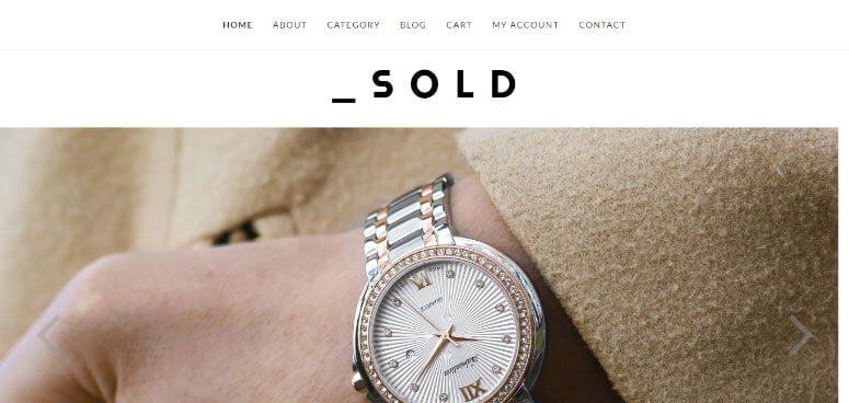 Sold WooCommerce WordPress theme