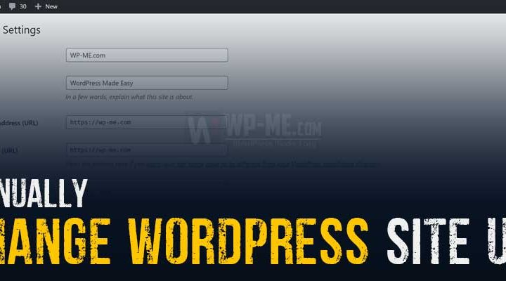 WordPress Site URL