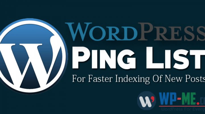 WordPress Ping List