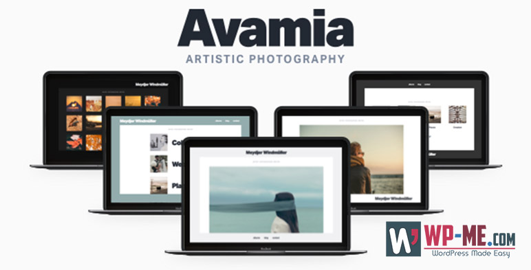 Avamia Artistic Photography Theme