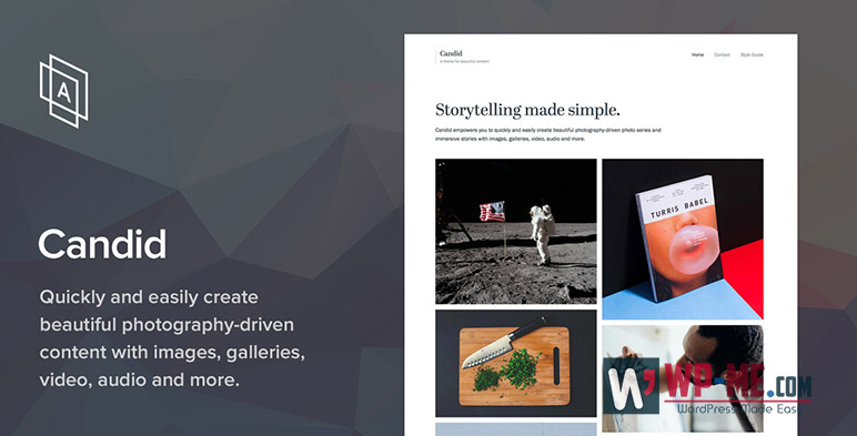 Candid - WordPress Photography Theme