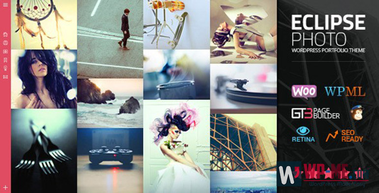 eClipse Photo Portfolio WordPress Theme