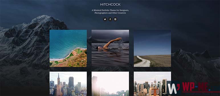 Hitchcock WordPress Theme for Photographers