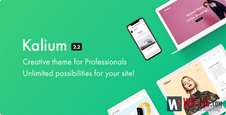 Kalium - Creative WordPress Theme for Professionals