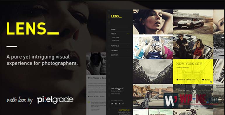 LENS Photography WordPress Theme