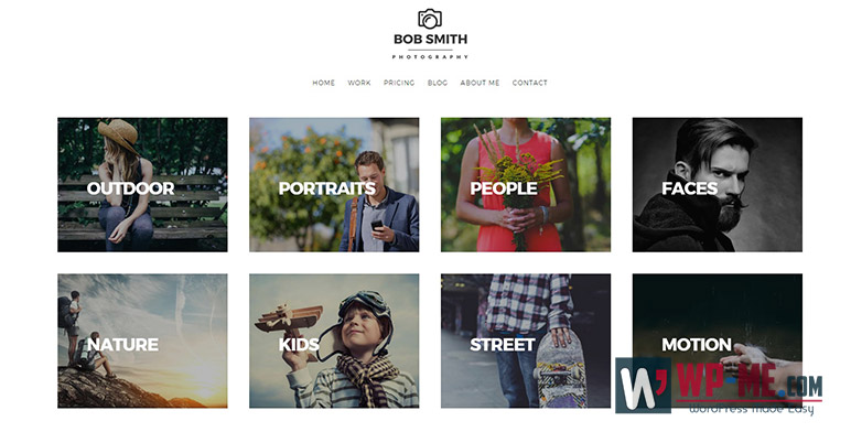 Photographer WordPress Photography Theme For Photographers