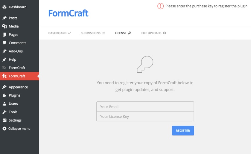 FormCraft WordPress Forms Plugin